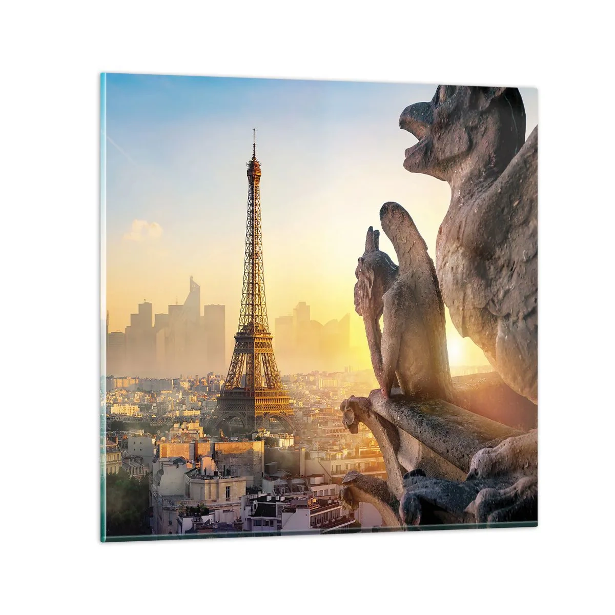 Schilderen op glas - Er is veel veranderd... - 70x70 cm