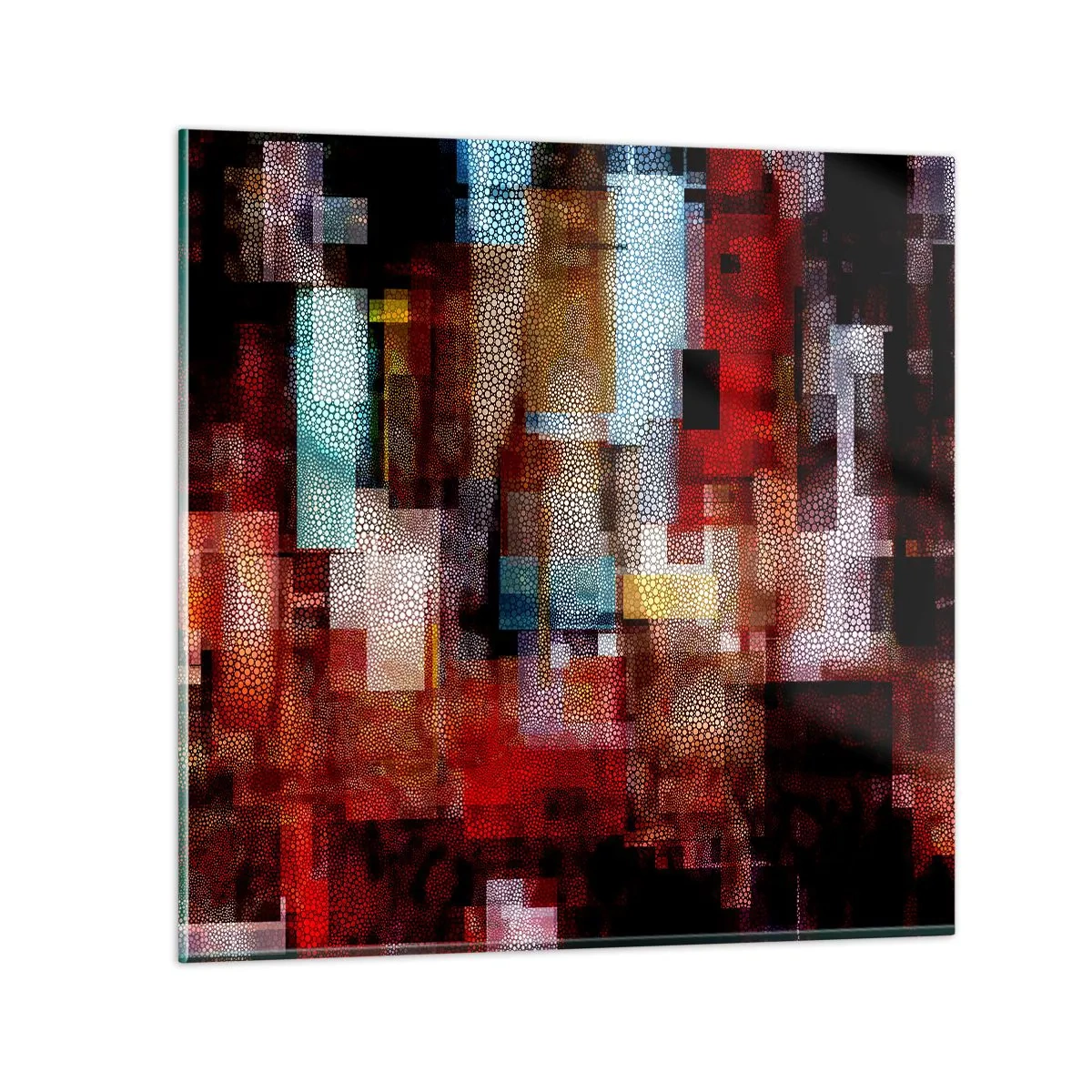 Schilderen op glas - Het is een allegaartje - 40x40 cm