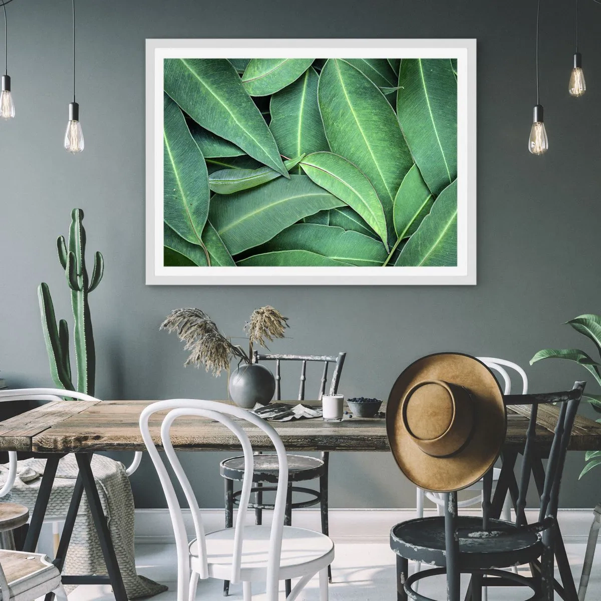 Poster in een witte lijst - Sappig en fris - 40x30 cm