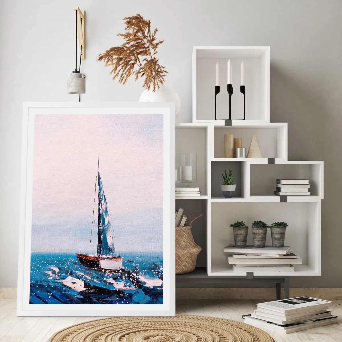 Poster in een witte lijst - Broederschap van de wind - 61x91 cm