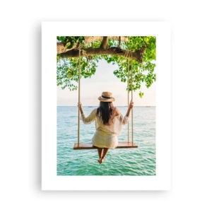 Poster - Het leven is prachtig - 30x40 cm