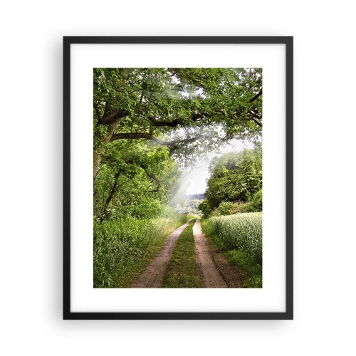 Poster in een zwarte lijst - Et in Arcadia ego - 40x50 cm
