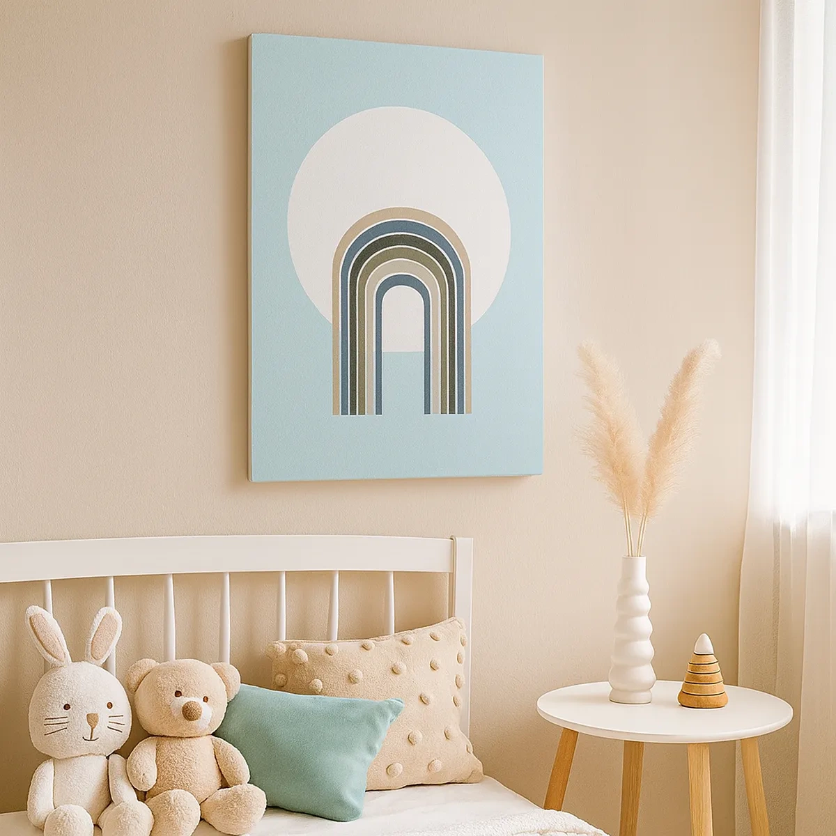 Schilderen op canvas - Onweerstaanbare aantrekkingskracht - 50x70 cm