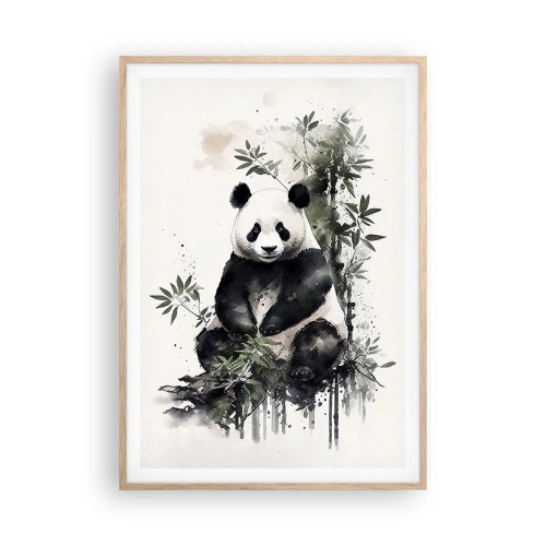 Een poster in een licht eiken lijst - Groeten uit China - 70x100 cm
