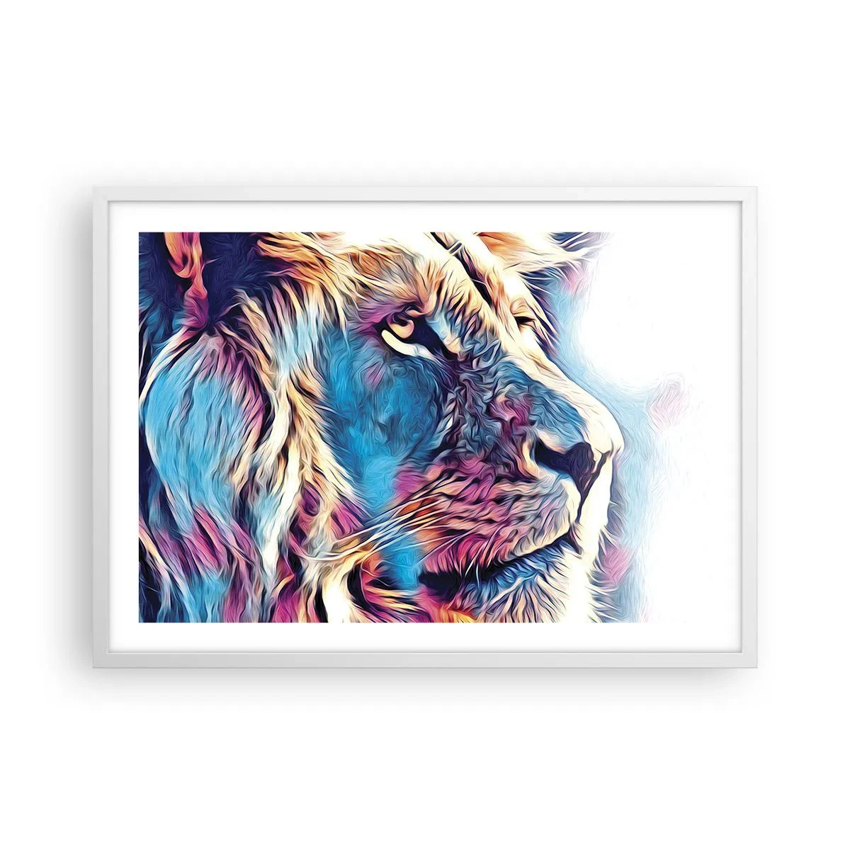 Poster in een witte lijst - De wijsheid van de natuur - 70x50 cm