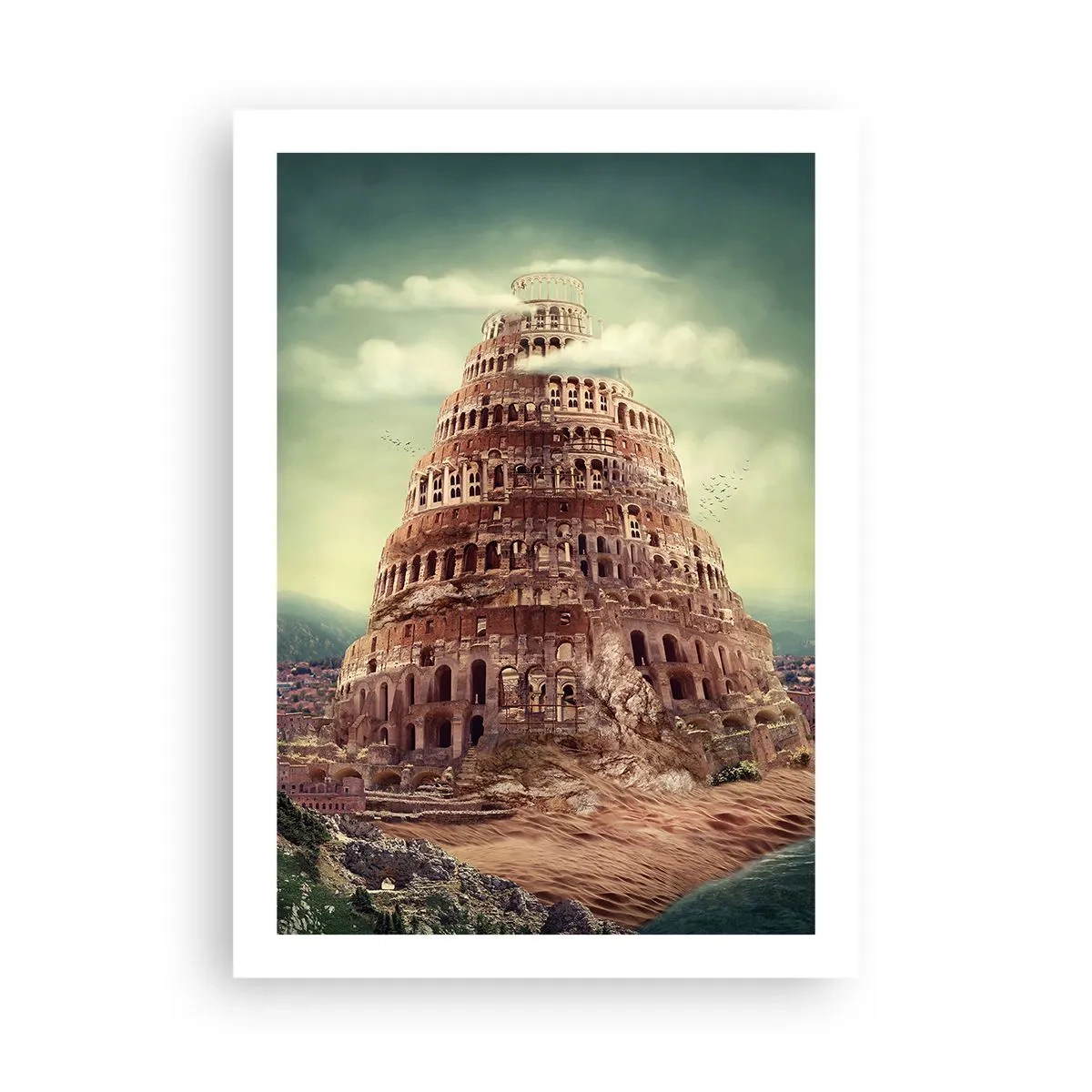 Poster - Toren van Babel - 50x70 cm