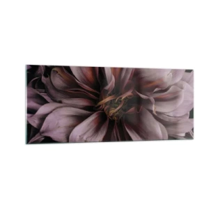 Schilderen op glas - Een bloemenhart - 100x40 cm