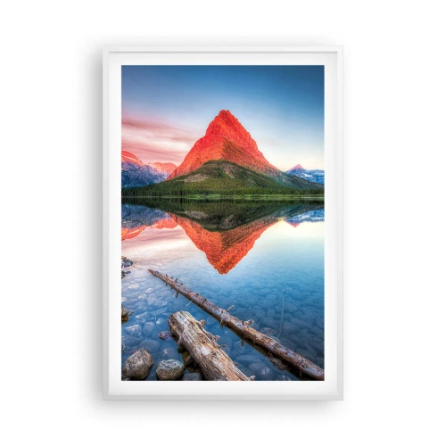 Poster in een witte lijst - Warmte en koude - 61x91 cm