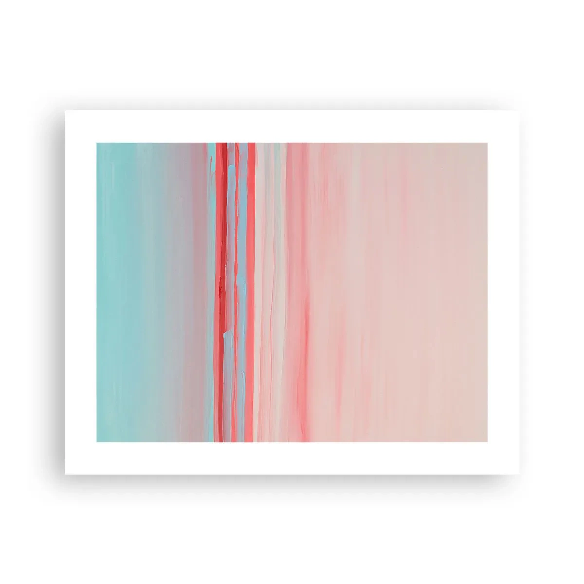 Poster - Abstractie bij dageraad - 50x40 cm