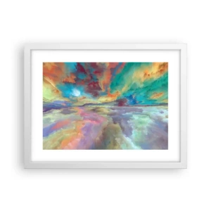 Poster in een witte lijst - Twee hemelen - 40x30 cm