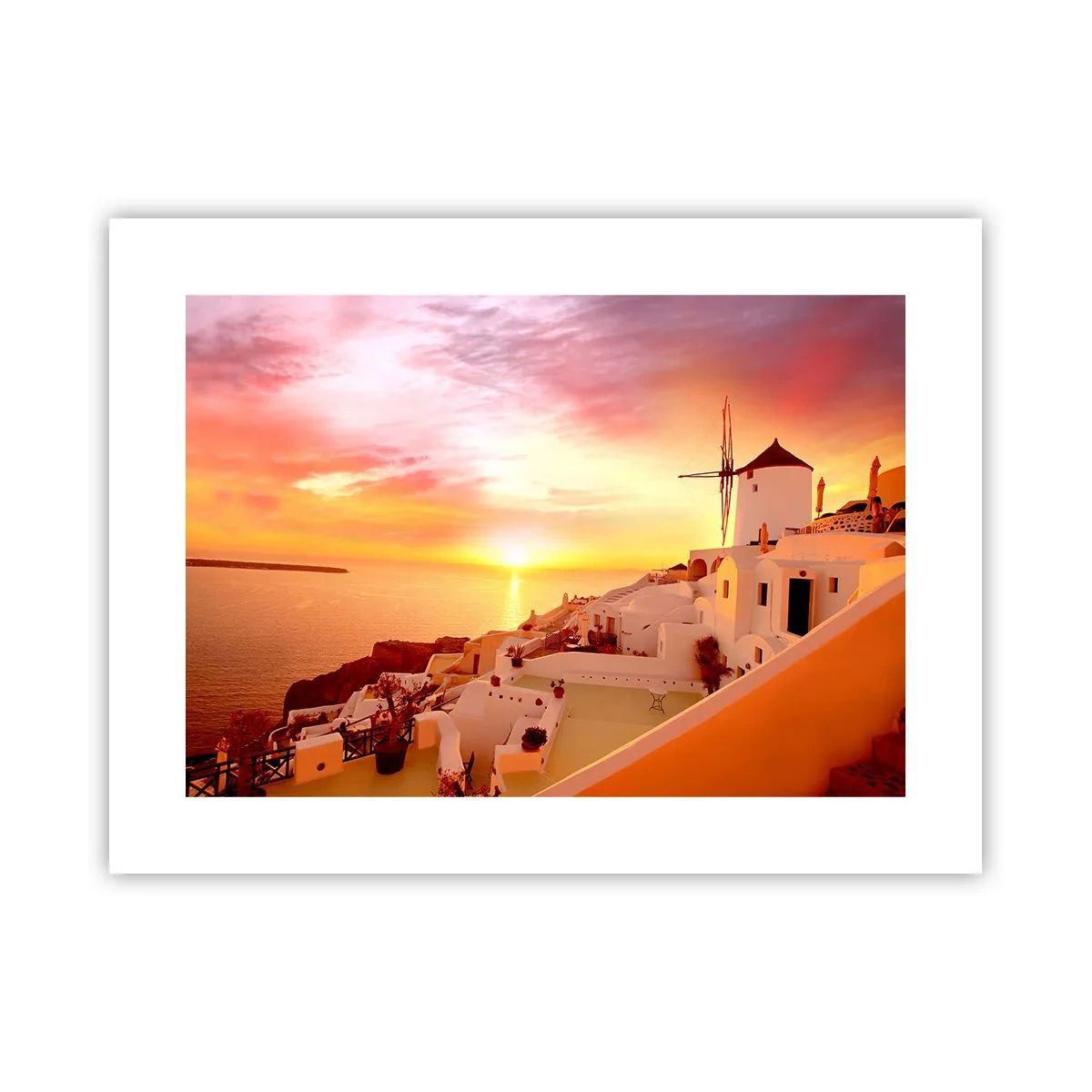 Poster - Spreiden in wit en goud  - 40x30 cm