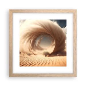 Een poster in een licht eiken lijst - Open portaal - 30x30 cm