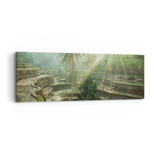 Schilderen op canvas - Opgroeien in de zon - 90x30 cm