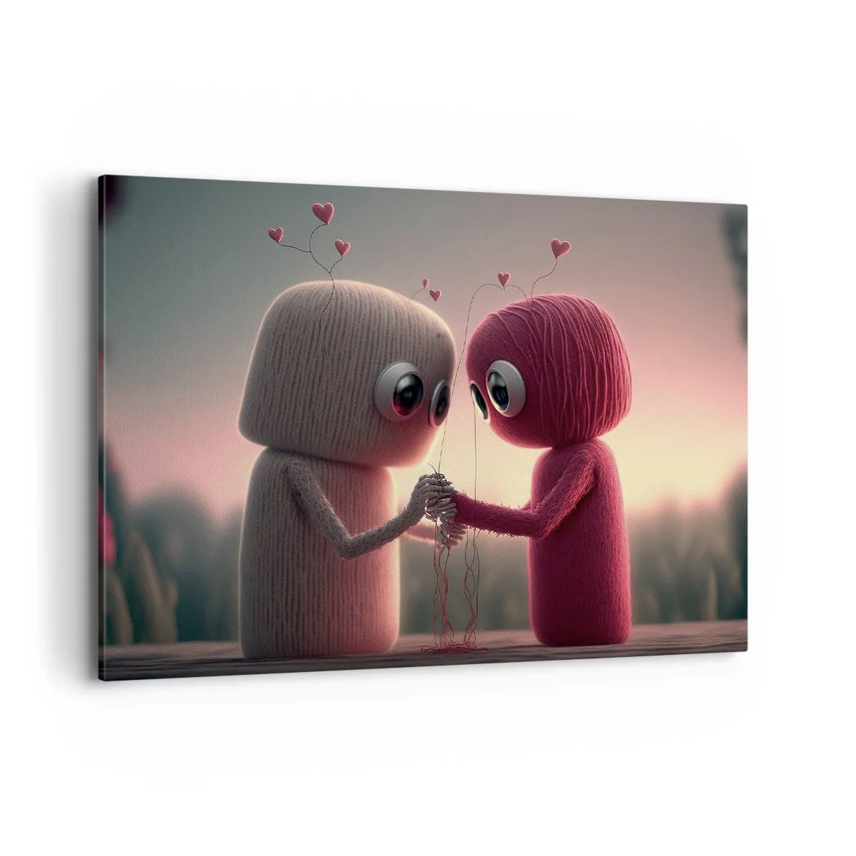 Schilderen op canvas - Iedereen mag liefhebben - 100x70 cm