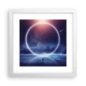 Poster in een witte lijst - Ze zijn er al... - 30x30 cm