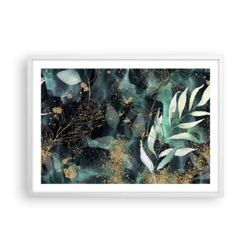 Poster in een witte lijst - Magische tuin - 70x50 cm