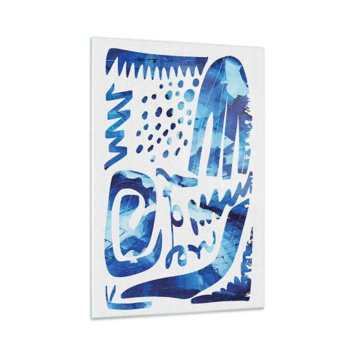 Schilderen op glas - Terug naar de wortels - 70x100 cm