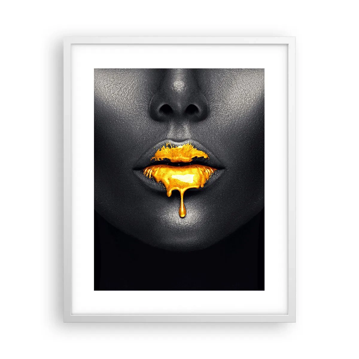 Poster in een witte lijst - Goldmouth - 40x50 cm