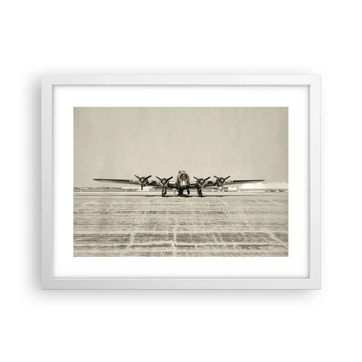 Poster in een witte lijst - Zoals altijd klaar - 40x30 cm