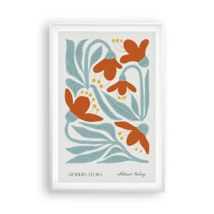 Poster in een witte lijst - Naar de aarde, naar de zon - 61x91 cm