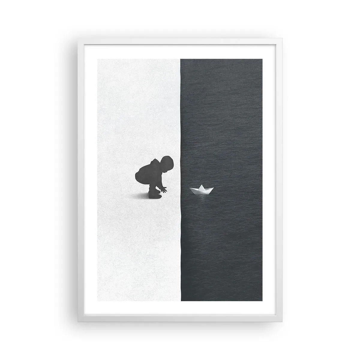 Poster in een witte lijst - Geweldige expeditie - 50x70 cm