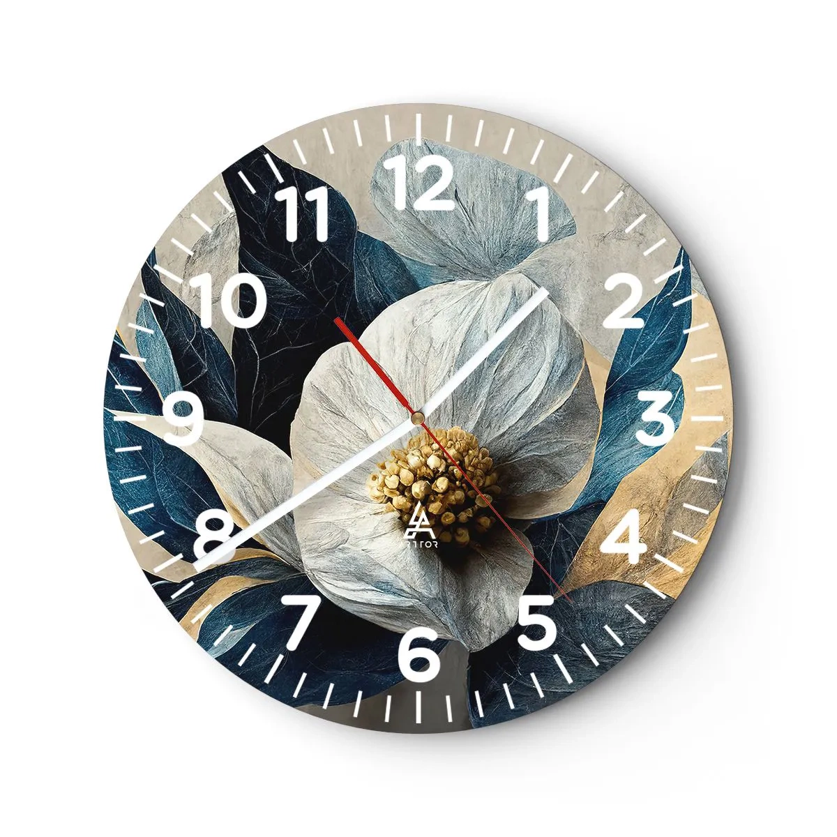 Wandklok - Klok - Hij heeft een hart van goud - 40x40 cm