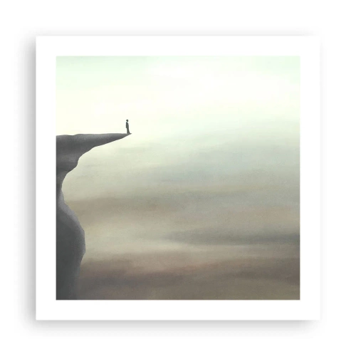 Poster - Omhoog, natuurlijk! - 50x50 cm