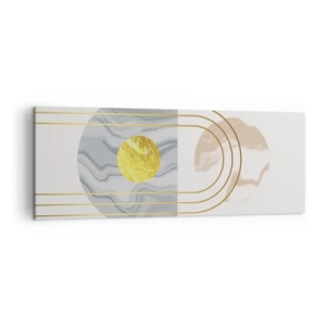 Schilderen op canvas - Helderheid en schittering - 140x50 cm