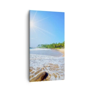 Schilderen op canvas - Een exotische plek voor jou - 55x100 cm