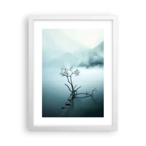 Poster in een witte lijst - Van water en mist - 30x40 cm