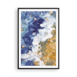 Poster in een zwarte lijst - Dans der Elementen - 61x91 cm