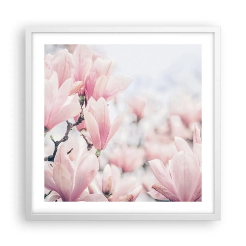 Poster in een witte lijst - Het ideaal van subtiliteit - 50x50 cm