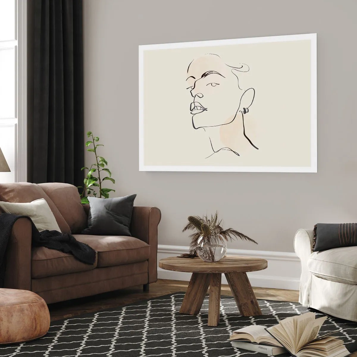 Poster - Een trotse blik - 40x30 cm