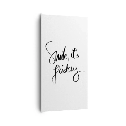 Schilderen op canvas - Echte vreugde - 65x120 cm