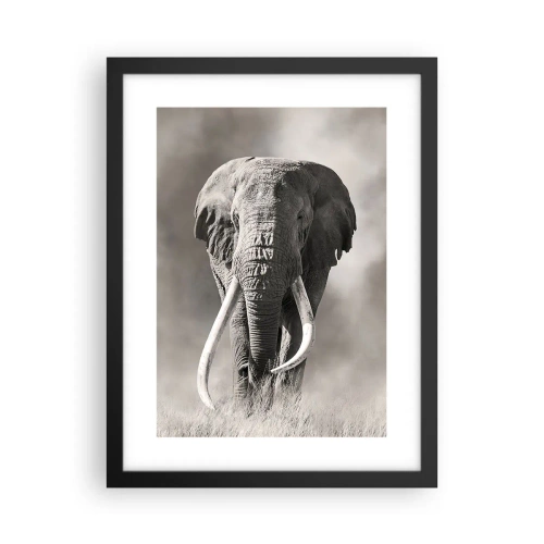 Poster in een zwarte lijst - Afrikaanse patriarch - 30x40 cm