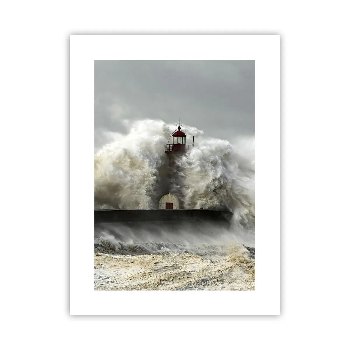 Poster - De woede van de oceaan - 30x40 cm