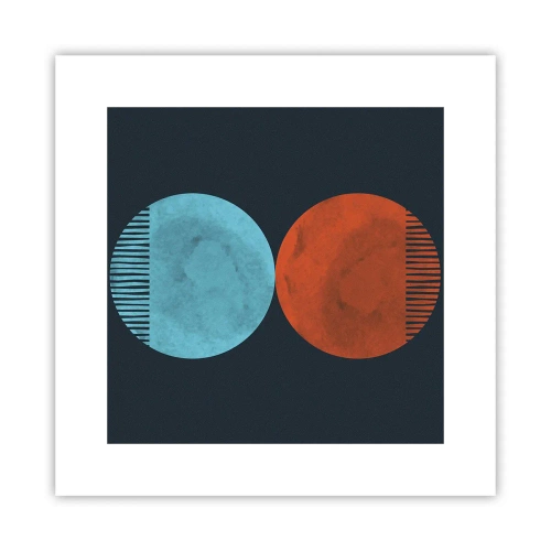 Poster - Alleen geometrie? - 30x30 cm