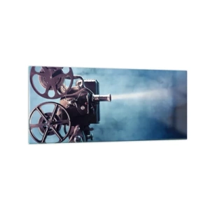 Schilderen op glas - In de oude bioscoop - 120x50 cm