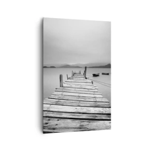 Schilderen op canvas - Achter bergen en zeeën - 80x120 cm