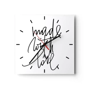 Wandklok - Klok - Het beste merk - 30x30 cm