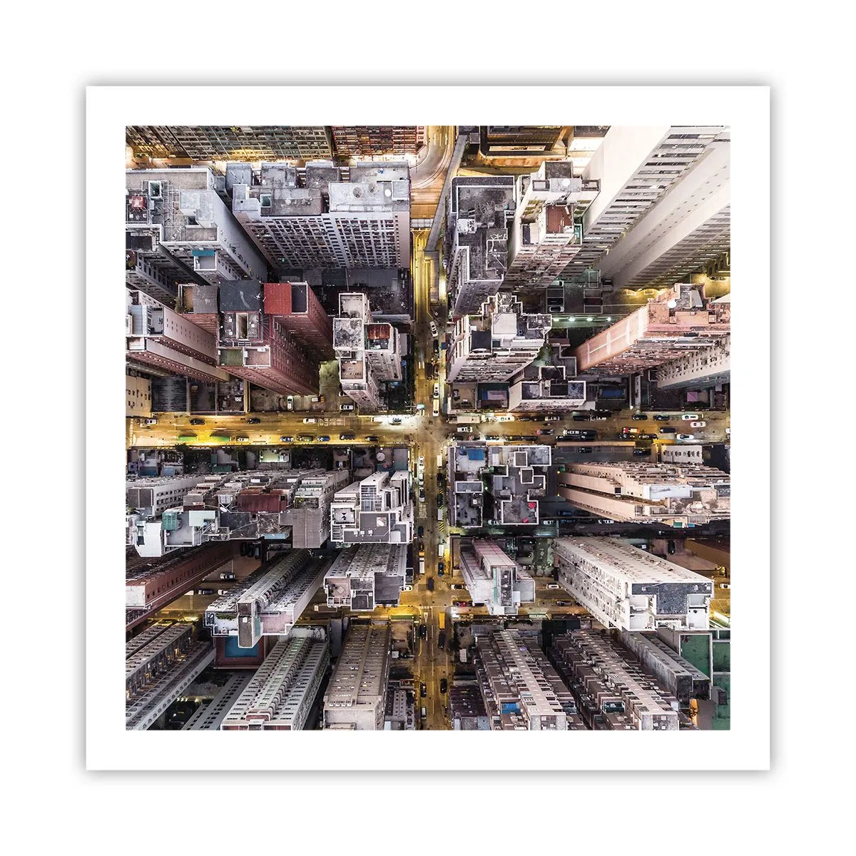Poster - Groeten uit Hong Kong - 60x60 cm