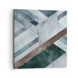 Schilderen op canvas - Verfijnde elegantie van geometrie - 70x70 cm