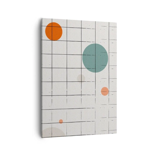 Schilderen op canvas - Gevangen. Wij of zij? - 50x70 cm