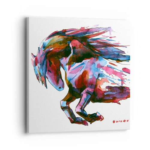 Schilderen op canvas - In vervoering - 30x30 cm