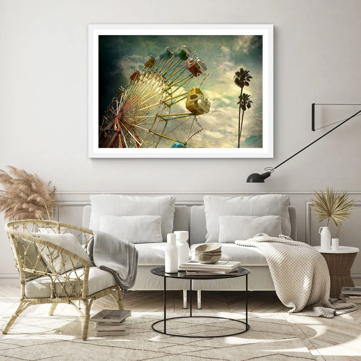 Poster in een witte lijst - Het zal zo zijn, het zal leuk zijn..., - 40x30 cm