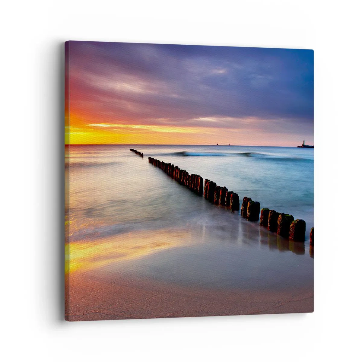 Schilderen op canvas - Luister naar de stilte - 40x40 cm