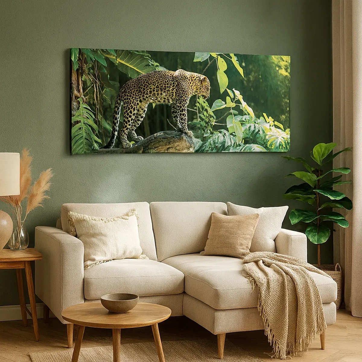 Schilderen op canvas - Op jacht? - 30x30 cm