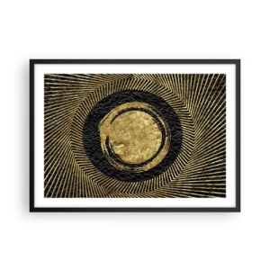 Poster in een zwarte lijst - Glamour-compositie - 70x50 cm