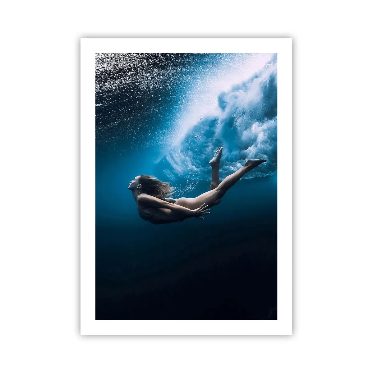 Poster - Een moderne zeemeermin - 50x70 cm