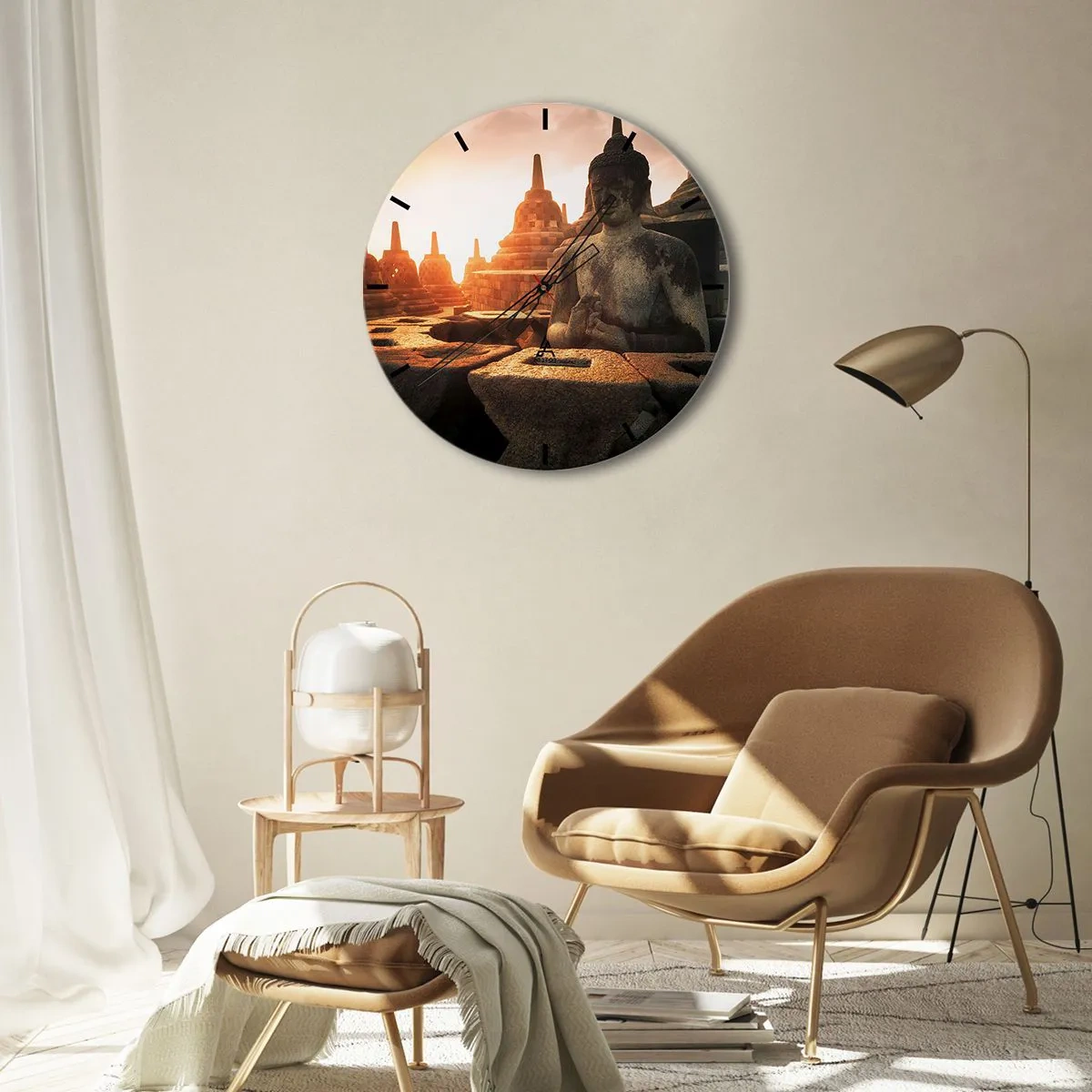 Wandklok - Klok - Weer van grote wijsheid - 40x40 cm